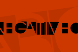 NegativeO Font