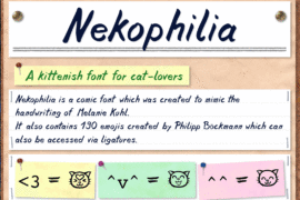 Nekophilia Font