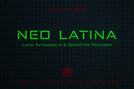 neo latina Font