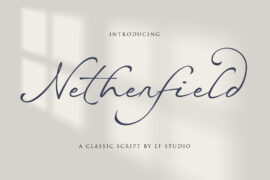 Netherfield – Personal Use Font