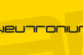 Neutronium Font