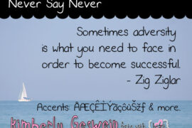 Never Say Never Font