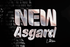 New Asgard – Personal Use Font