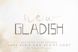 New GLADISHdemo Font Family