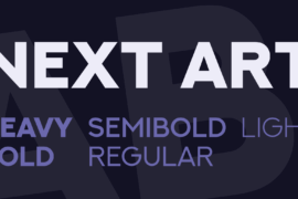 NEXT ART Font Family