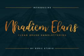Nhadiem Elans Demo Font
