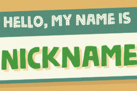 Nickname DEMO Font