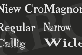 Niew CroMagnon Font Family