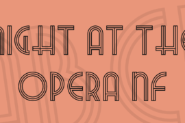 Night At The Opera NF Font