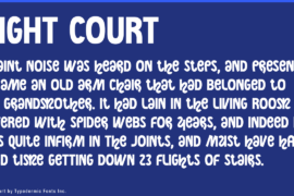 Night Court Font