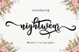nightwear Font