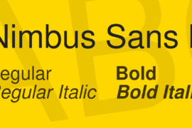 Nimbus Sans L Font Family
