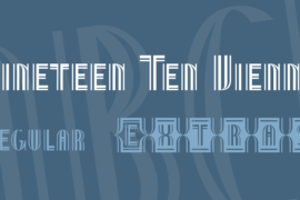 Nineteen Ten Vienna Font Family