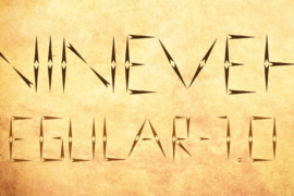nineveh Font