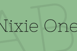 Nixie One Font