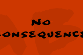 No consequence Font