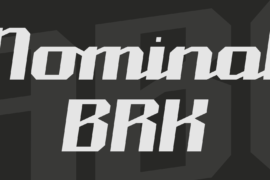Nominal BRK Font