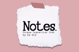 Notes Font