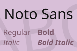 Noto Sans Font Family