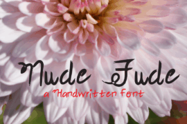 Nude Fude Font