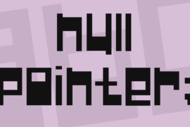 Null Pointer; Font