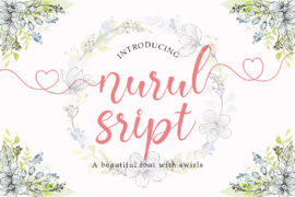 Nurul Script Font
