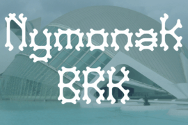 Nymonak BRK Font