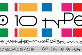 O 10 Type Font