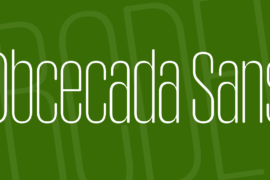 Obcecada Sans Font