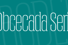 Obcecada Serif Font