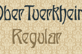 OberTuerkheim Font