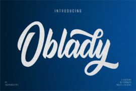 Oblady FREE Font