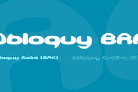 Obloquy BRK Font Family