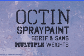 Octin Spraypaint Font