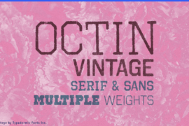 Octin Vintage Font