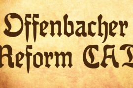 Offenbacher Reform CAT Font