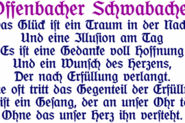 OffenbacherSchwabacherCAT Font