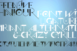 Offfensive Behaviour Font