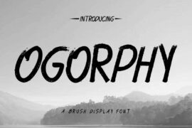 Ogorphy Demo Font