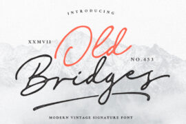 Old Bridges Rough Font
