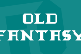 Old fantasy(upper case) Font