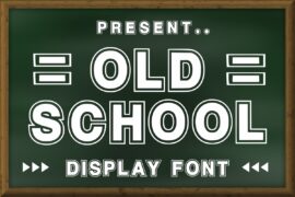 Old School Font