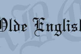 Olde English Font