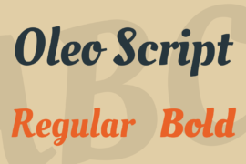 Oleo Script Font Family
