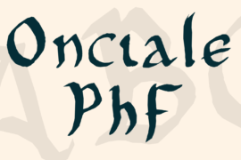 Onciale PhF Font