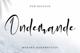 Ondemande_Personal Use Font