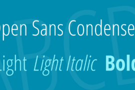 Open Sans Condensed Font Family