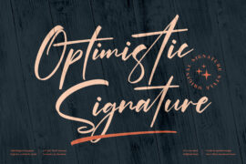 Optimistic Signature Font Family