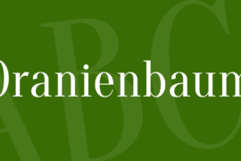 Oranienbaum Font
