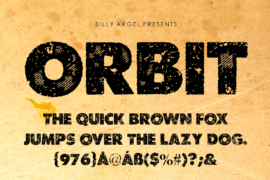 ORBIT PERSONAL USE Font